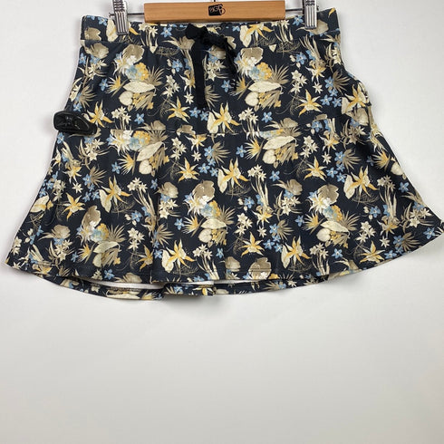 Skirt floral yellow